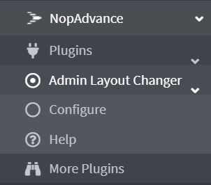 admin layout changer plugin menu