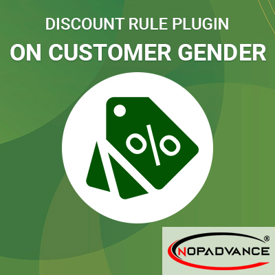 On customer gender discount rule for nopCommerce